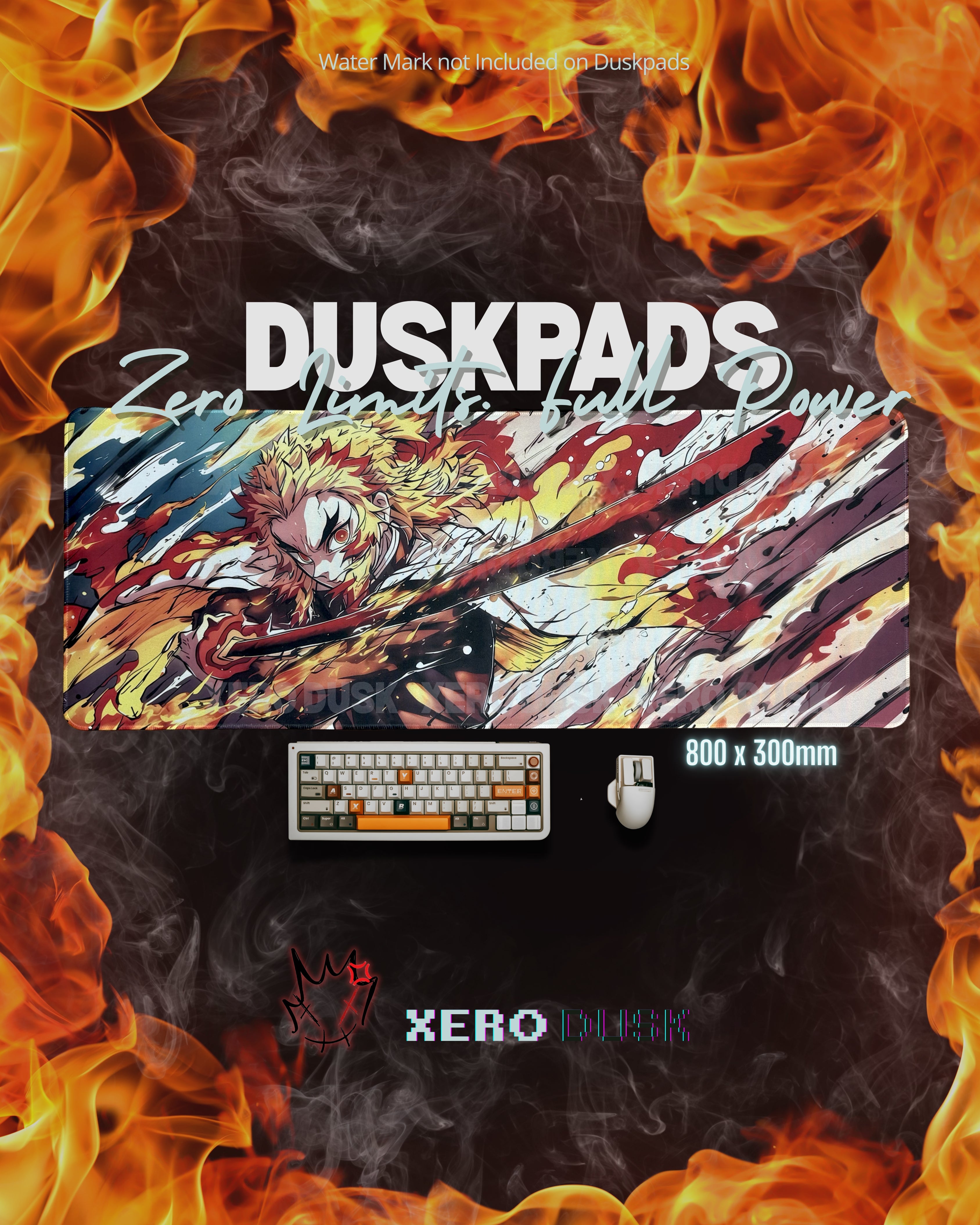 [Rengoku] Duskpad (3mm Thickness) 800x300