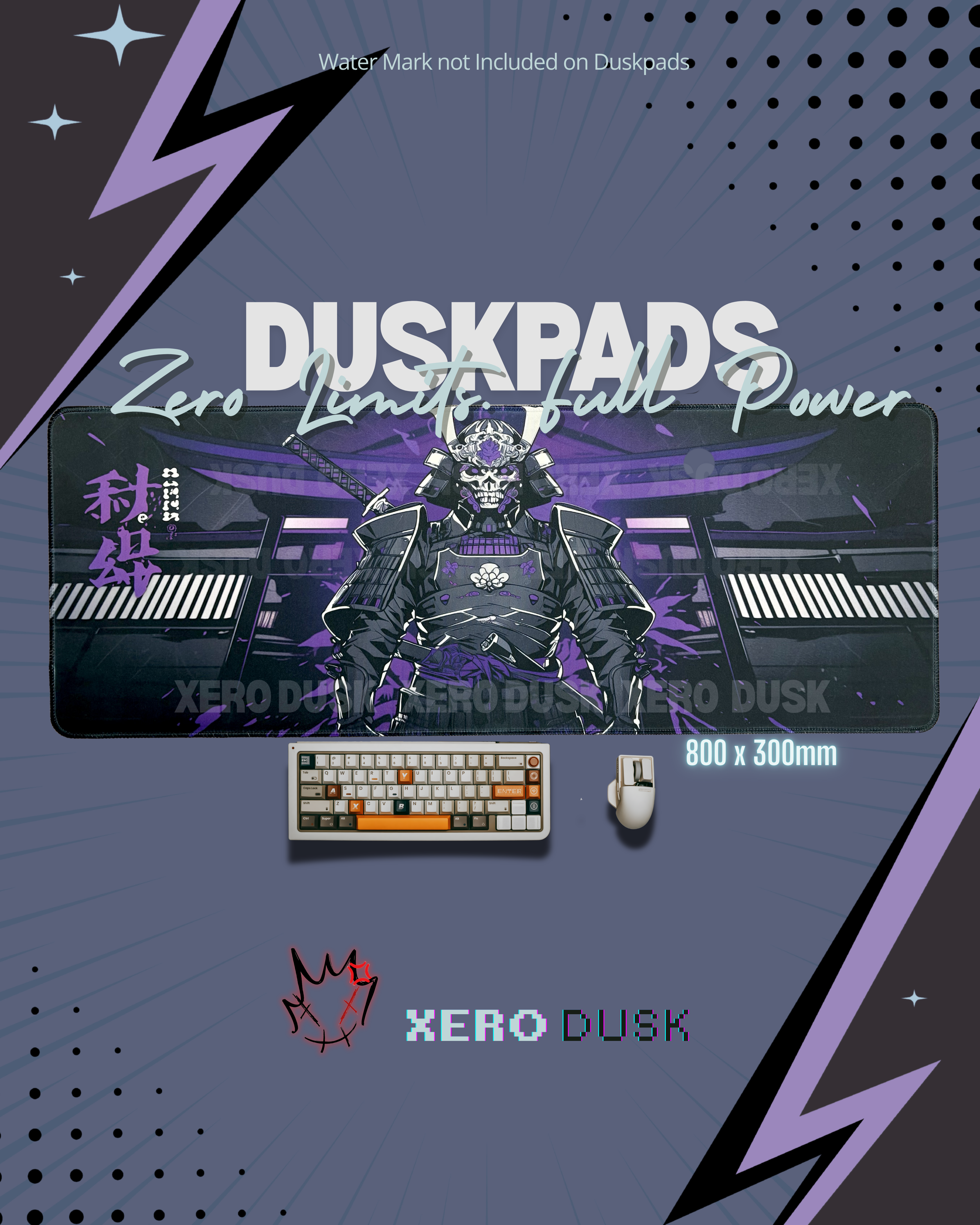 [Cursed Samurai] Duskpad (3mm Thickness) 800x300