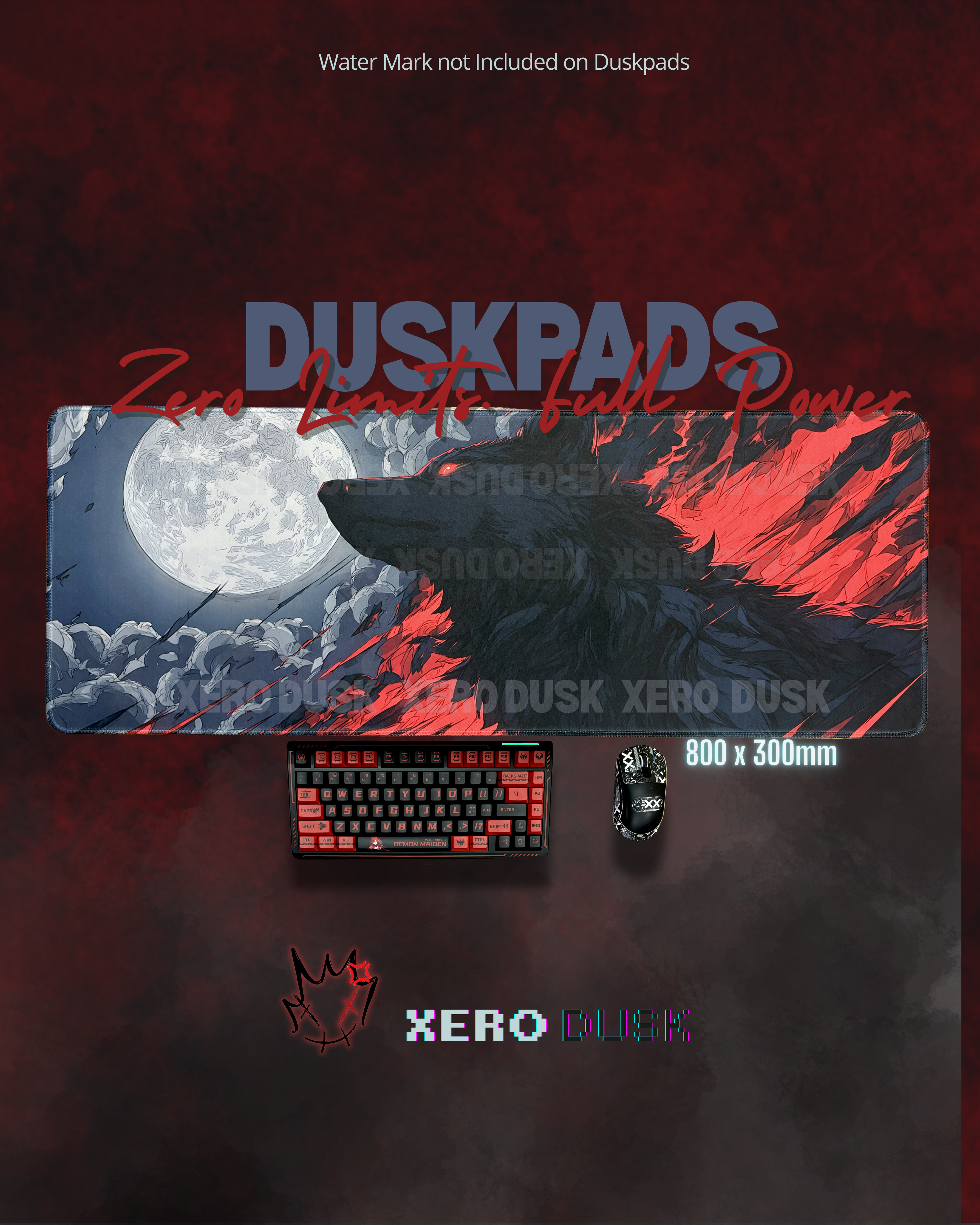 [Lone Wolf] Duskpad (3mm Thickness) 800x300
