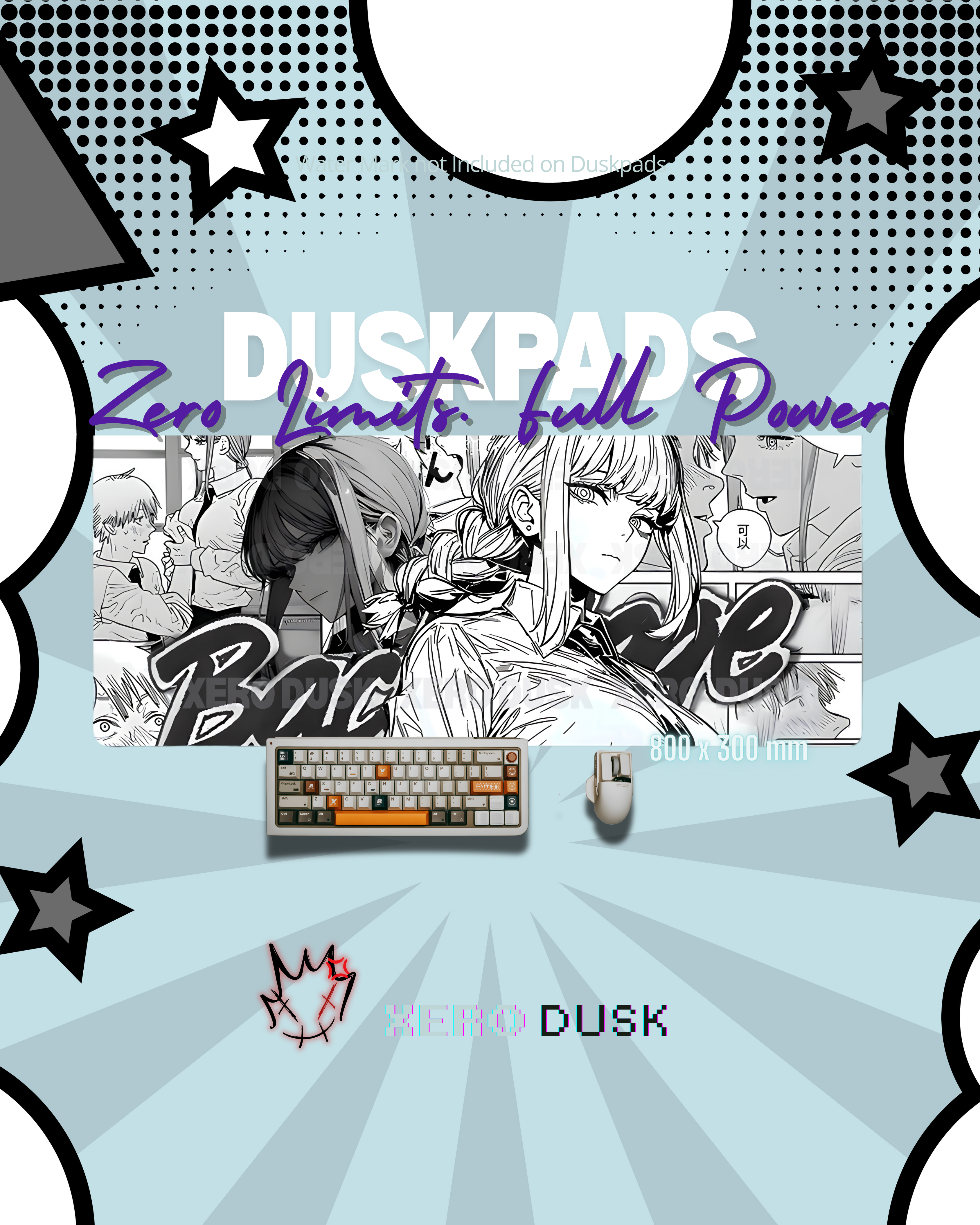 [Crimson Gaze] Duskpad (3mm Thickness)